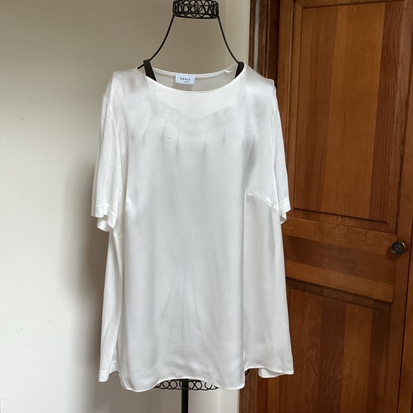 AKRIS Punto mulberry silk T-shirt 14 - Picture 2 of 11